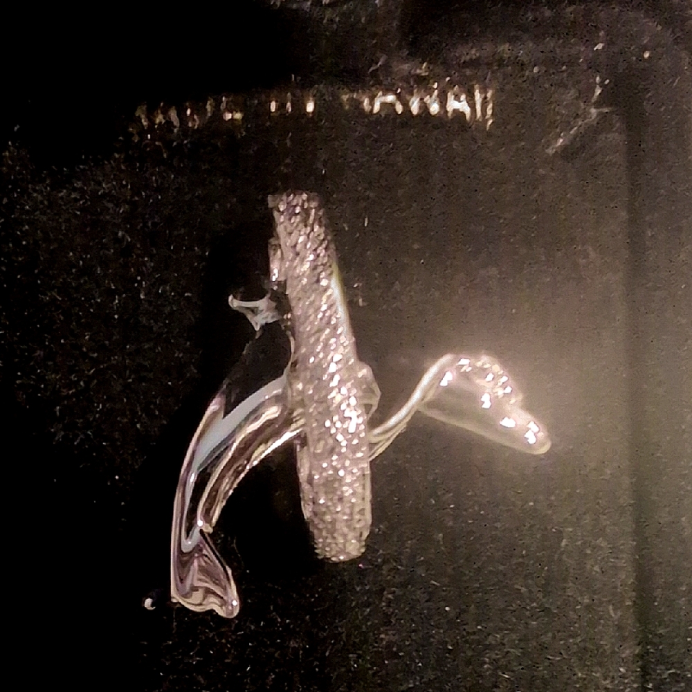 WYLAND Sterling Dolphin Pendant - Made in Hawaii - Picture 4 of 9